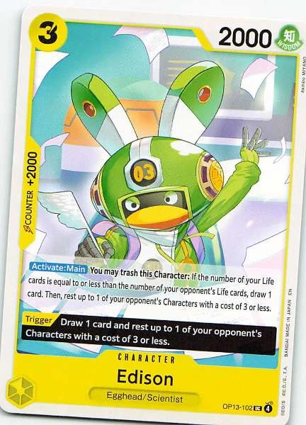 Edison - Wings of the Captain #OP13-102