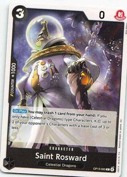 Saint Rosward - One Piece Card Game #OP13-095