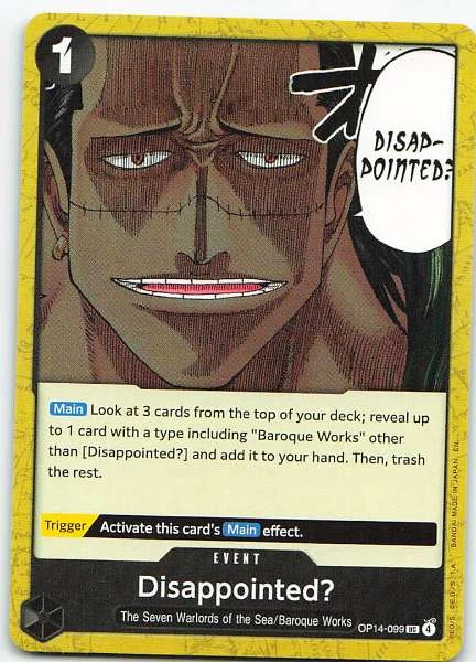 Disappointed? - 2D Memories #OP14-099