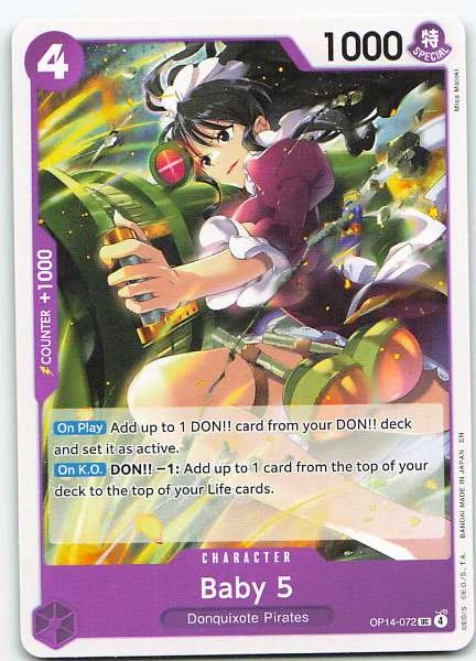 Baby 5 - One Piece Card Game #OP14-072