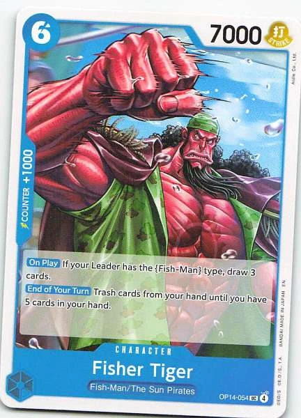 Fisher Tiger - One Piece Card Game #OP14-054