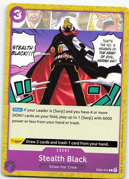 Stealth Black - Extra Booster Memorial Collection #EB04-041