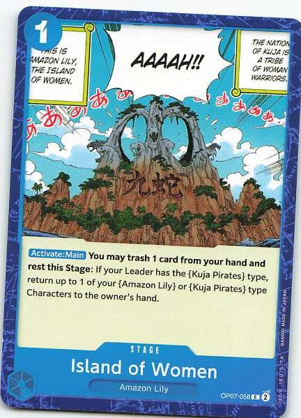 Island of Women - 500 Years in the Future #OP07-058