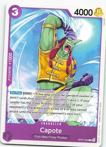 Capote - 500 Years in the Future #OP07-063