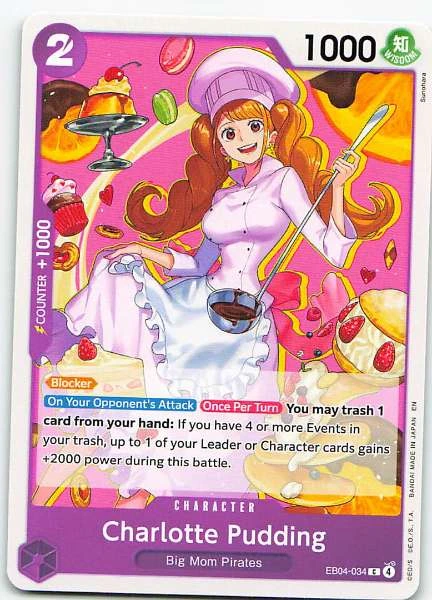 Charlotte Pudding - Extra Booster Memorial Collection #EB04-034