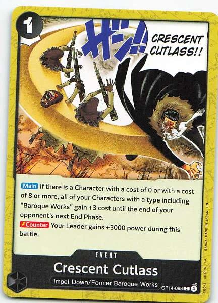 Crescent Cutlass - 500 Years in the Future #OP14-098