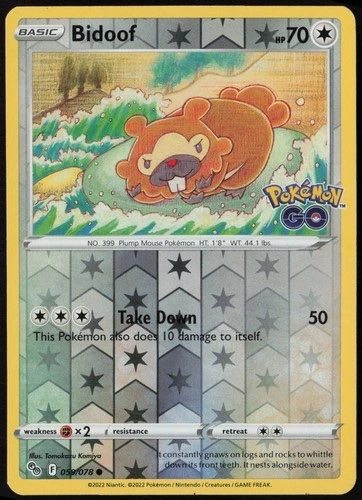 Bidoof - Pokémon GO #059/078