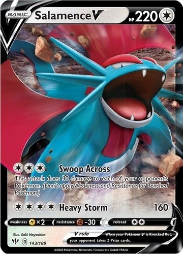 Salamence V - Darkness Ablaze #143/189