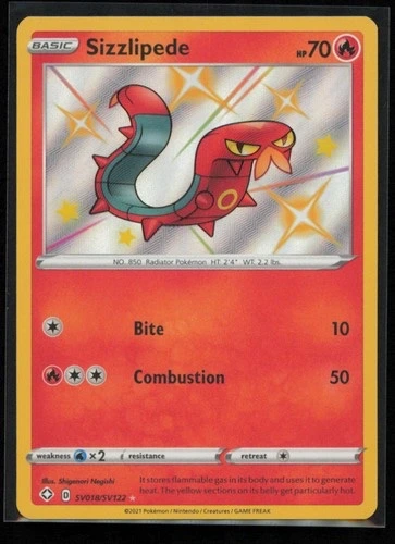 Sizzlipede - Shining Fates #SV018/SV122