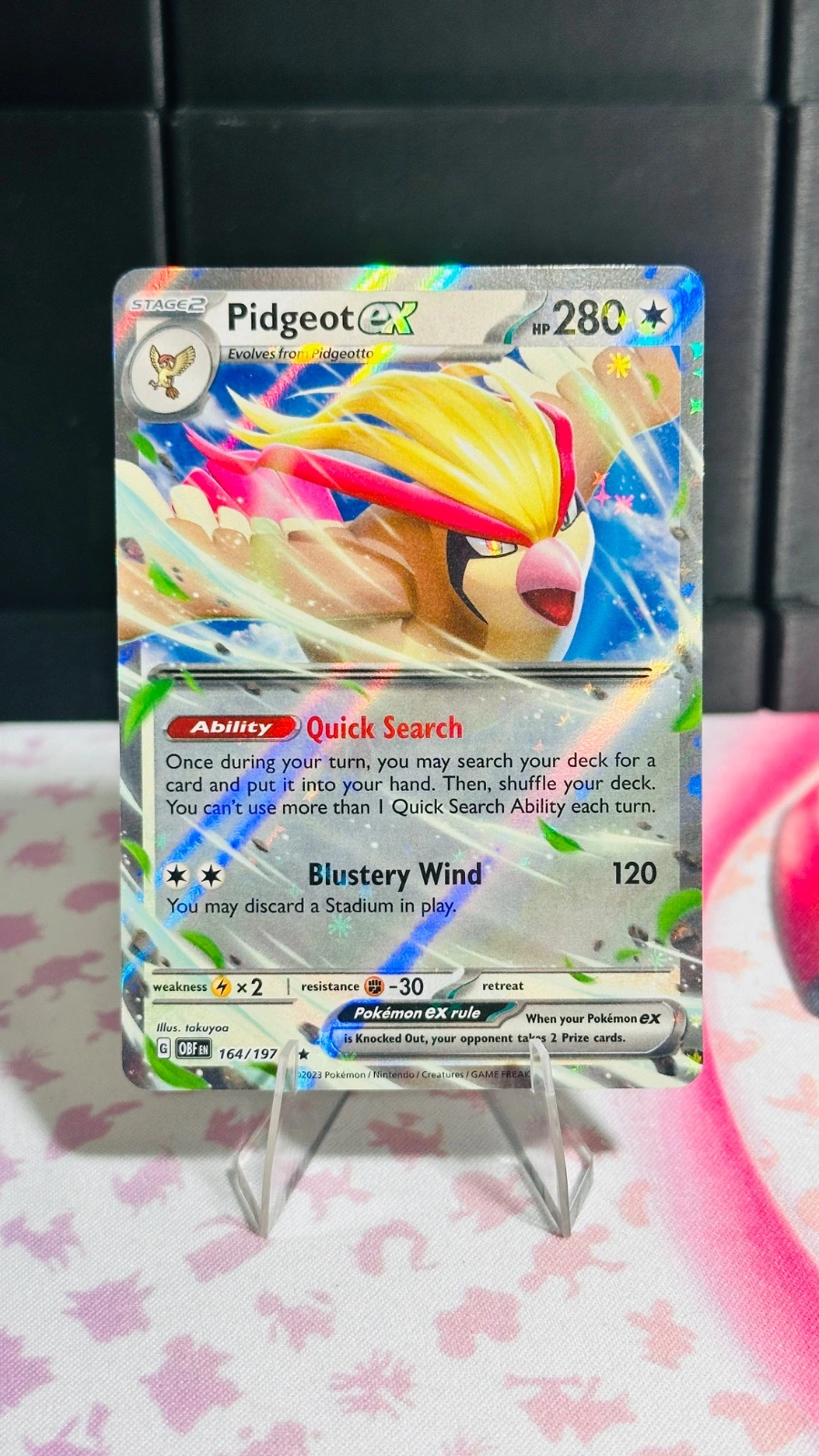 Pidgeot ex - Obsidian Flames