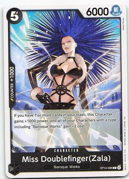 Miss Doublefinger(Zala) - 2D Future #OP14-086
