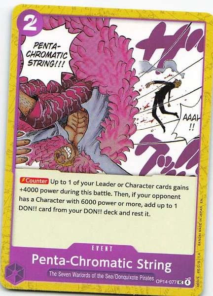 Penta-Chromatic String - 2D Legends #OP14-077