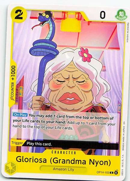 Gloriosa (Grandma Nyon) - 500 Years in the Future #OP04-103