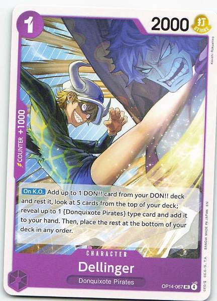 Dellinger - One Piece Card Game #OP14-067