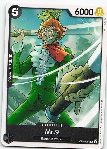 Mr.9 - One Piece Card Game #OP14-095