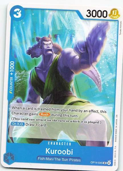 Kuroobi - One Piece Card Game: 500 Years in the Future #OP14-045