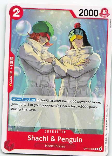 Shachi & Penguin - One Piece Card Game #OP14-006