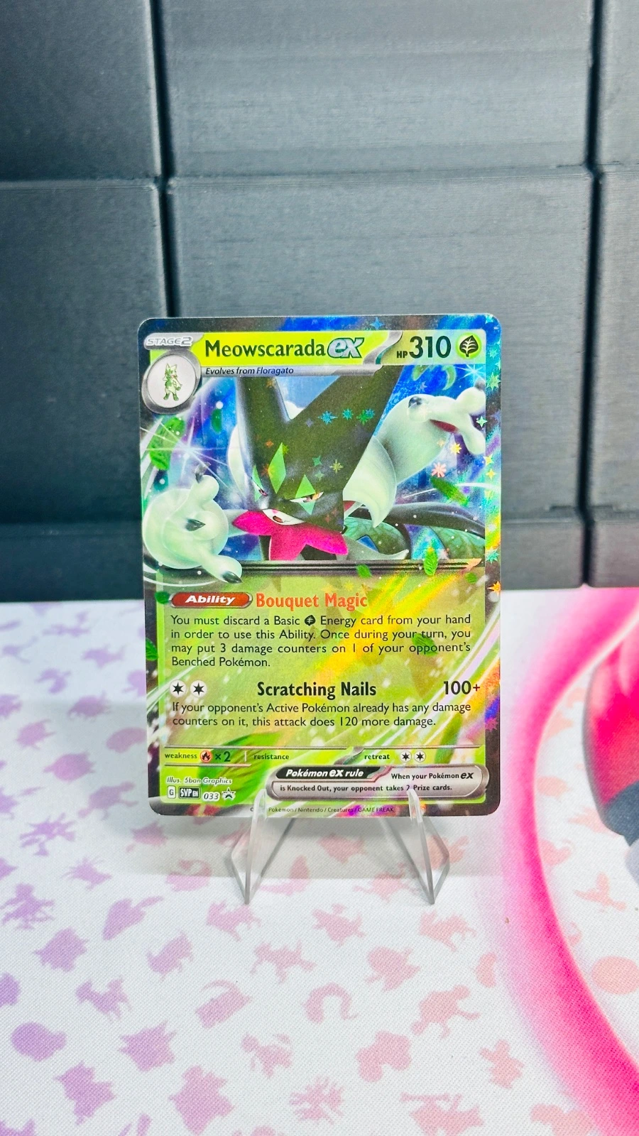 Meowscarada ex - Black Star Promo