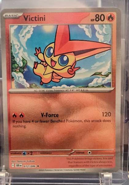 Victini Masterball Holo - Pokémon Black Bolt/White Flare #012/086