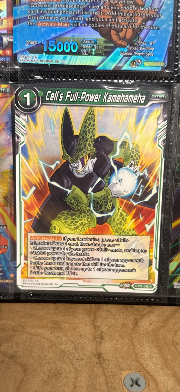 Cell's Full-Power Kamehameha - Zenkai #BT21-098