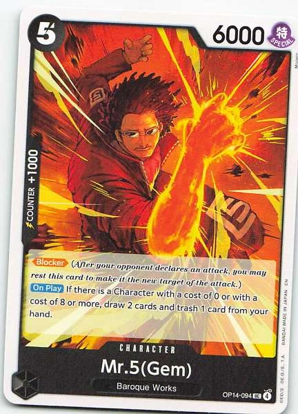 Mr.5(Gem) - 2D Years Later #OP14-094