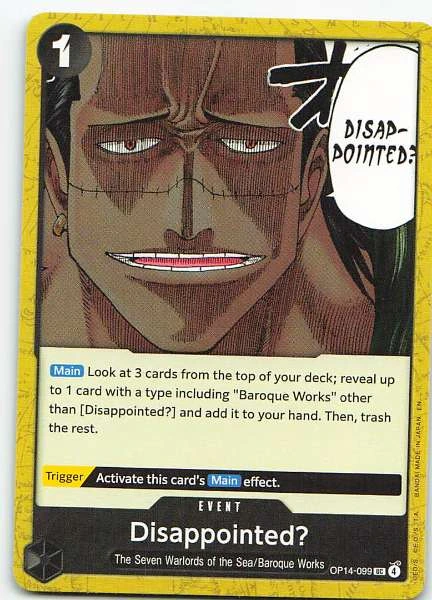 Disappointed? - 500 Years in the Future #OP14-099