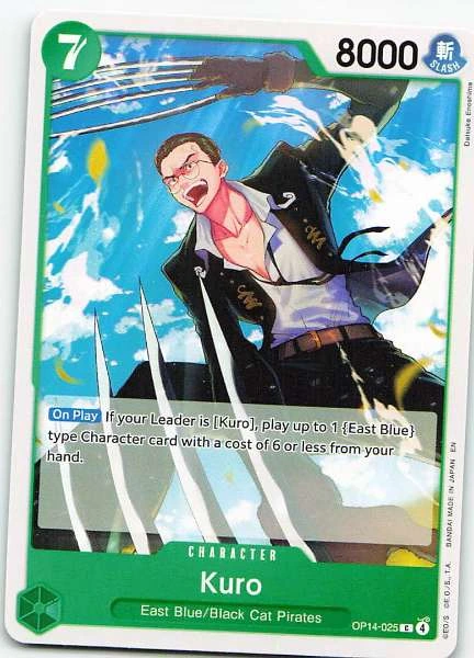 Kuro - One Piece Card Game #OP14-025