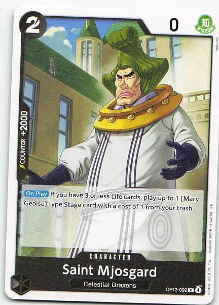 Saint Mjosgard - Wings of the Captain #OP13-092