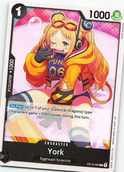York - One Piece Card Game #OP13-094