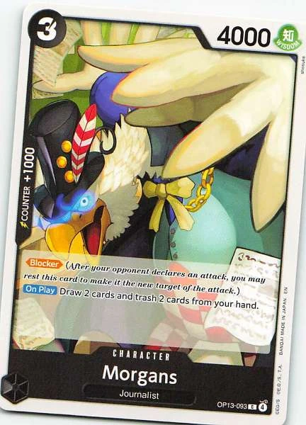 Morgans - One Piece Card Game #OP13-093