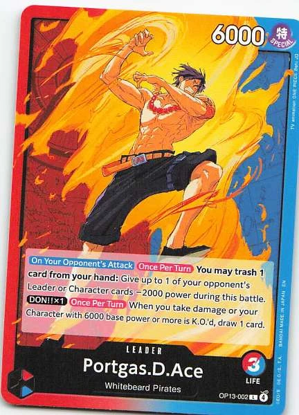 Portgas.D.Ace - Two Legends #OP13-002