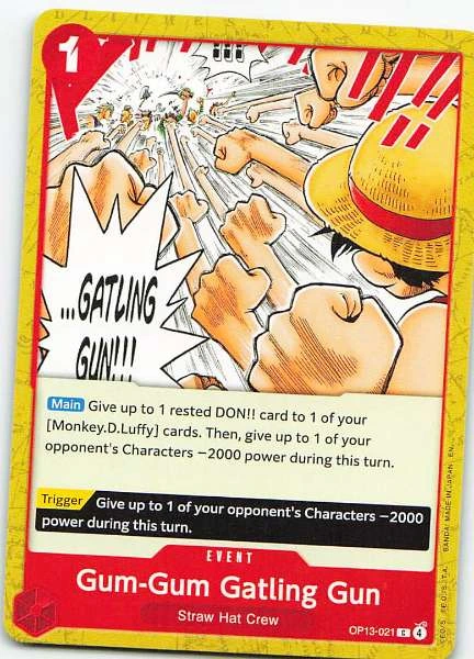 Gum-Gum Gatling Gun - PRB-01 #OP13-021
