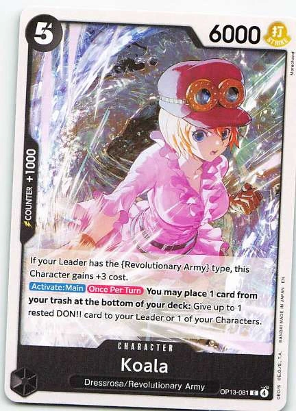 Koala - One Piece Card Game #OP13-081