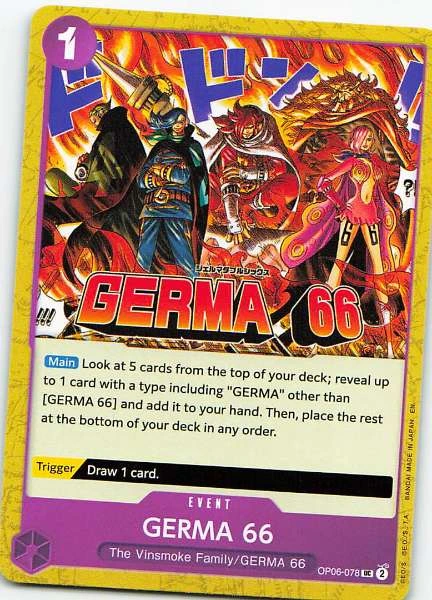 GERMA 66 - Wings of the Captain #OP06-078