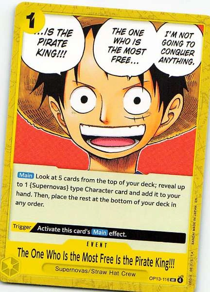 The One Who Is the Most Free Is the Pirate King!!! - Future Foundations #OP13-116