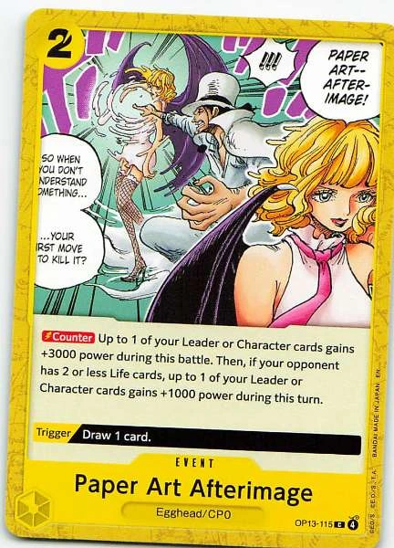 Paper Art Afterimage - Awakening of the New Era #OP13-115