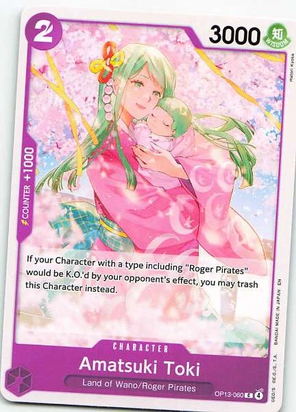 Amatsuki Toki - One Piece Card Game: Future of the Straw Hat Crew #OP13-060