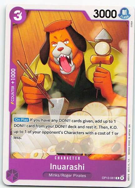 Inuarashi - Awakening of the New Era #OP03-061