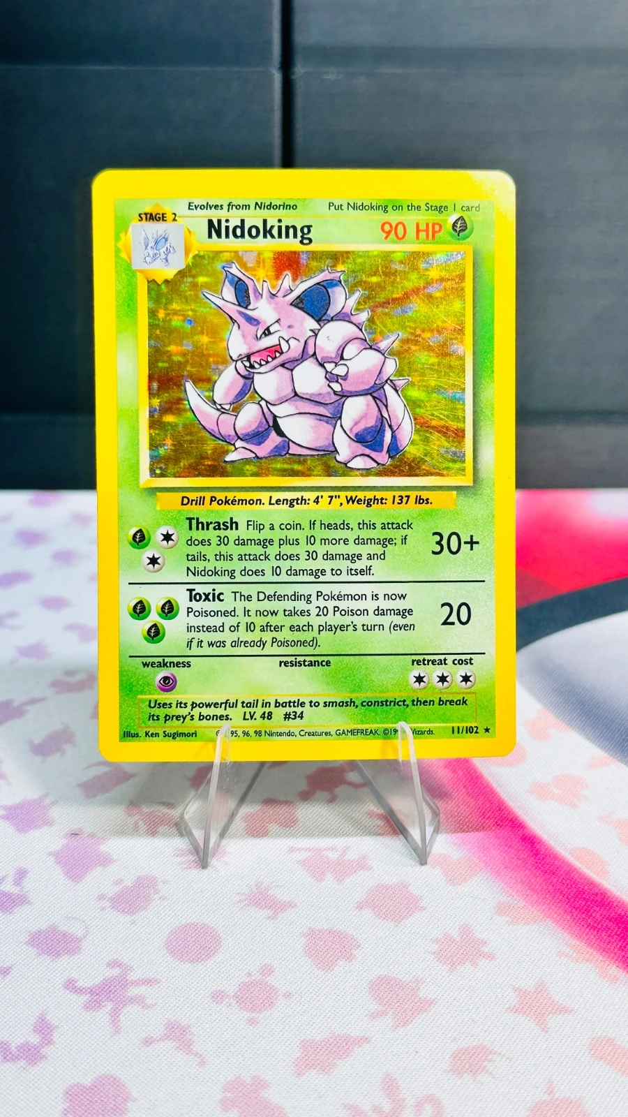 Nidoking (Holo) - Base Set Unlimited