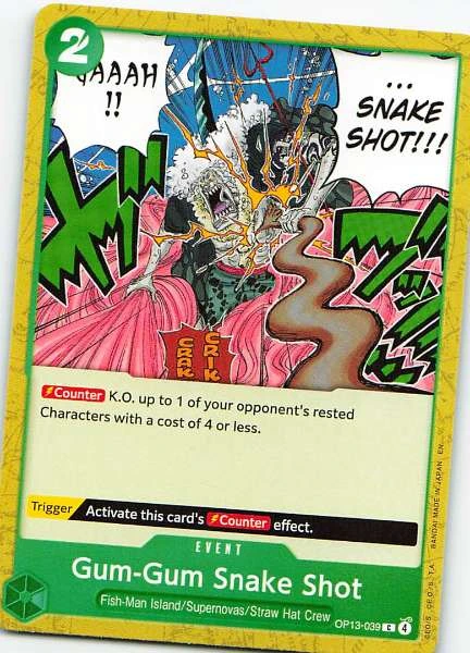 Gum-Gum Snake Shot - Future Foundations #OP13-039