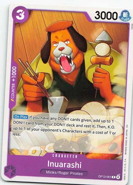 Inuarashi - The Three Brothers #OP13-061