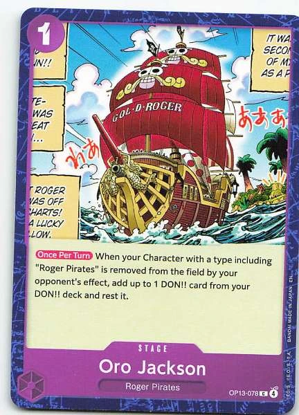Oro Jackson - One Piece Card Game #OP13-078