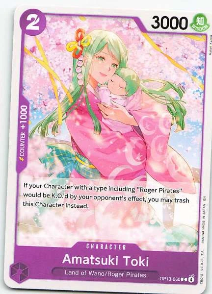 Amatsuki Toki - One Piece Card Game #OP13-060