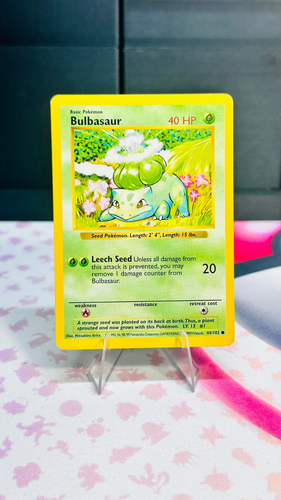 Bulbasaur (shadowless) - Base Set
