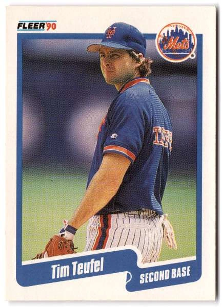 Tim Teufel - 1990 Fleer #218