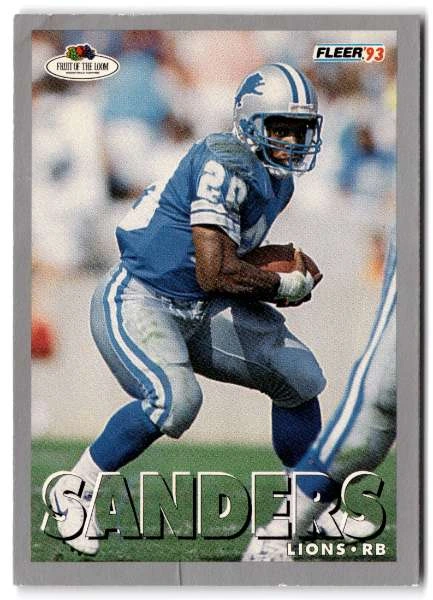 Barry Sanders - 1993 Fleer #20