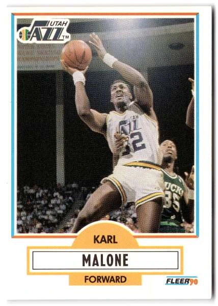 Karl Malone - 1990 Fleer #188