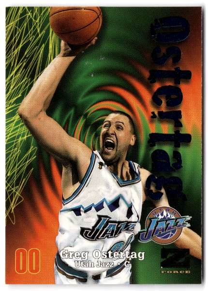 Greg Ostertag - 1997-98 SkyBox Z-Force #188