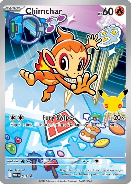 Chimchar - Pokémon Celebrations #041