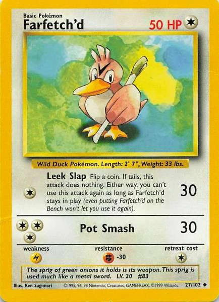 Farfetch'd - Base Set #27/102